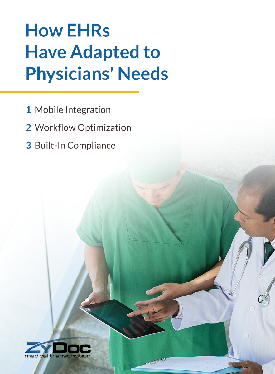 How EHRs Have Adapted to Physicians' Needs